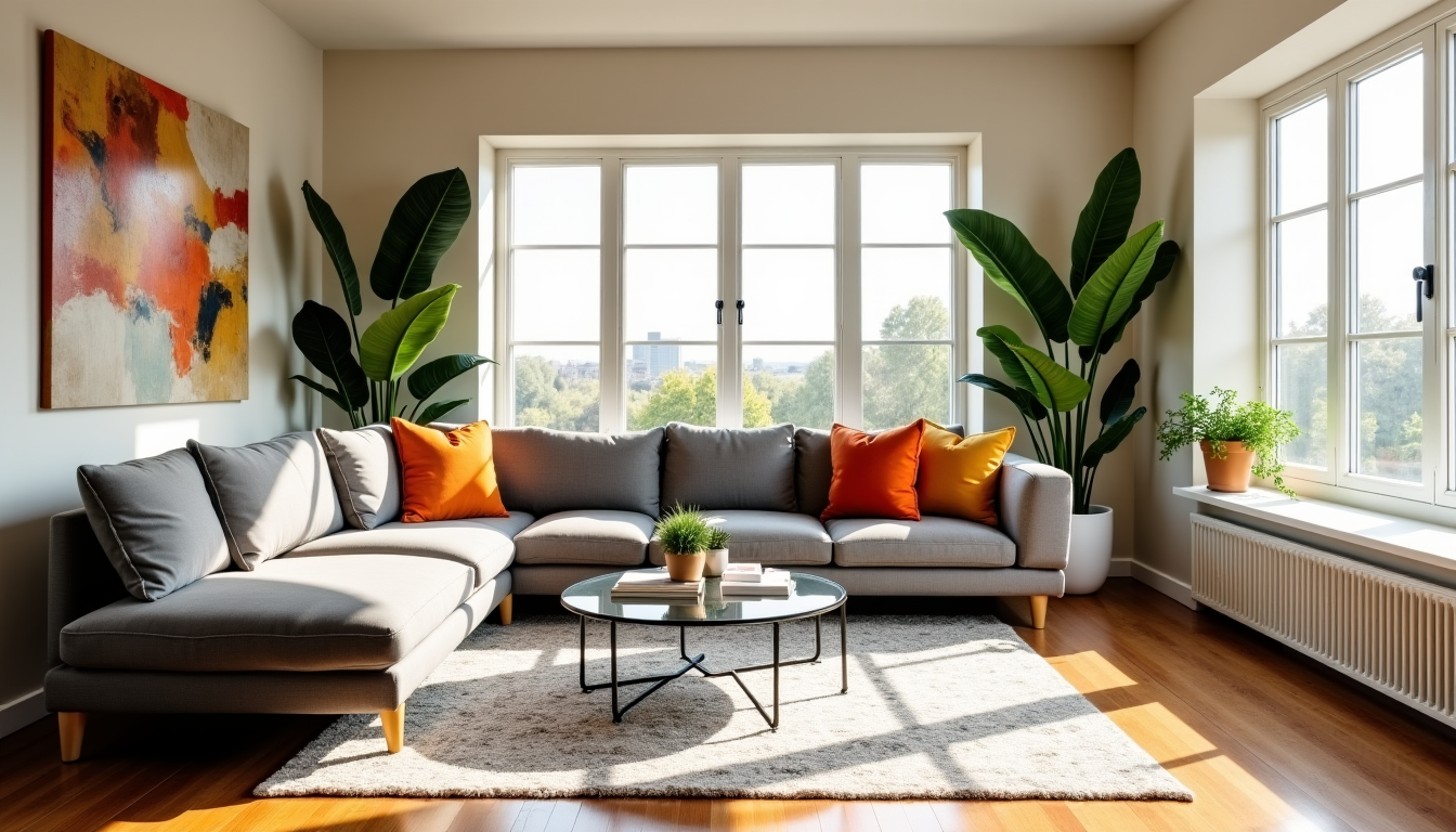 Illustration : le choix du mobilier et des accessoires est — aménagez votre espace de vie avec créativité et style