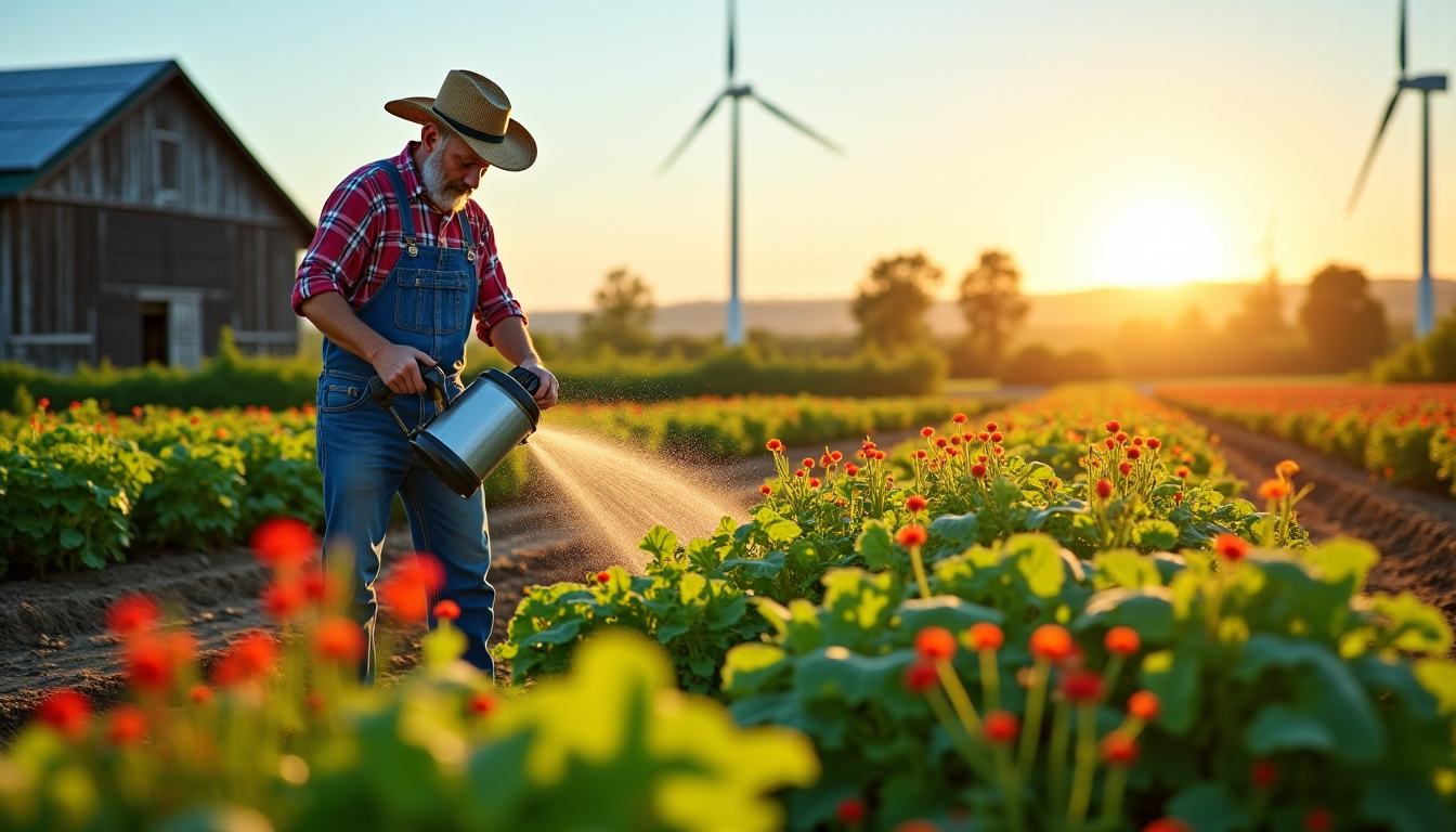 cultiver l'harmonie : la magie des fermes durables — l'agriculture durable ne se contente pas de préserver