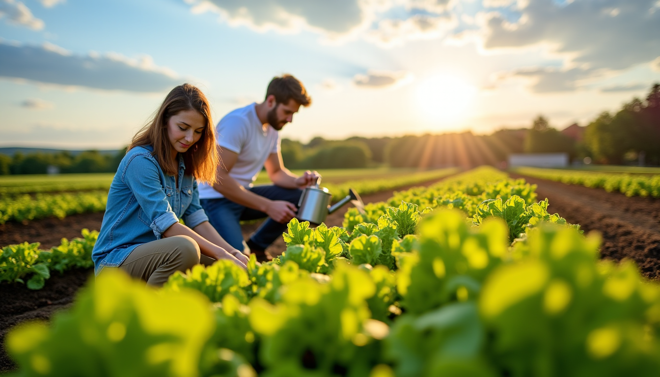 élevez vos légumes bio avec succès à la ferme familiale — dans certaines exploitations, comme celle d'aurélie et bastien,