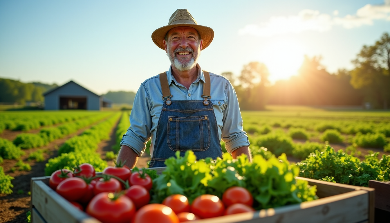 Illustration : le principal avantage pour le consommateur est l'accès — élevez vos légumes bio avec succès à la ferme familiale