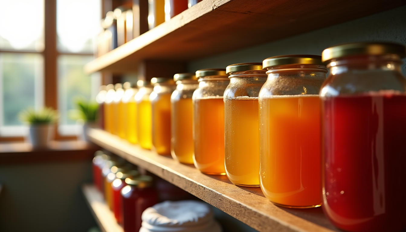 Illustration : sucre, miel, confiture apport calorique, agents de conservation &mdash; constituer un stock alimentaire strat&eacute;gique pour faire face aux crises