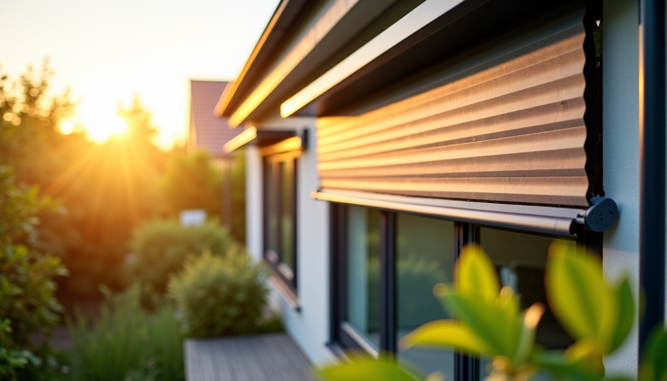 volet roulant solaire en rénovation : la solution sans travaux lourds — traduit par une réduction de votre facture d'électricité