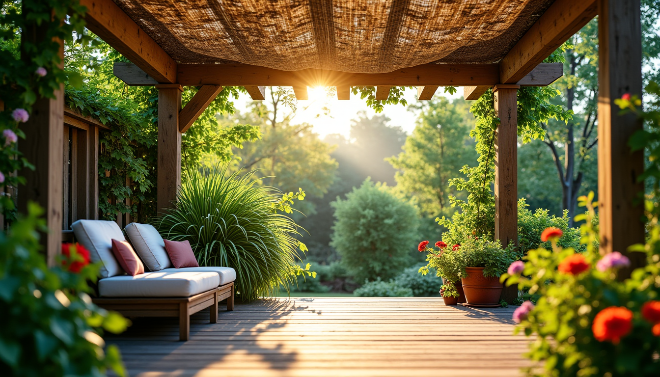 installer un filet de camouflage sur une pergola : le guide complet — veillez à ce que tous les éléments de
