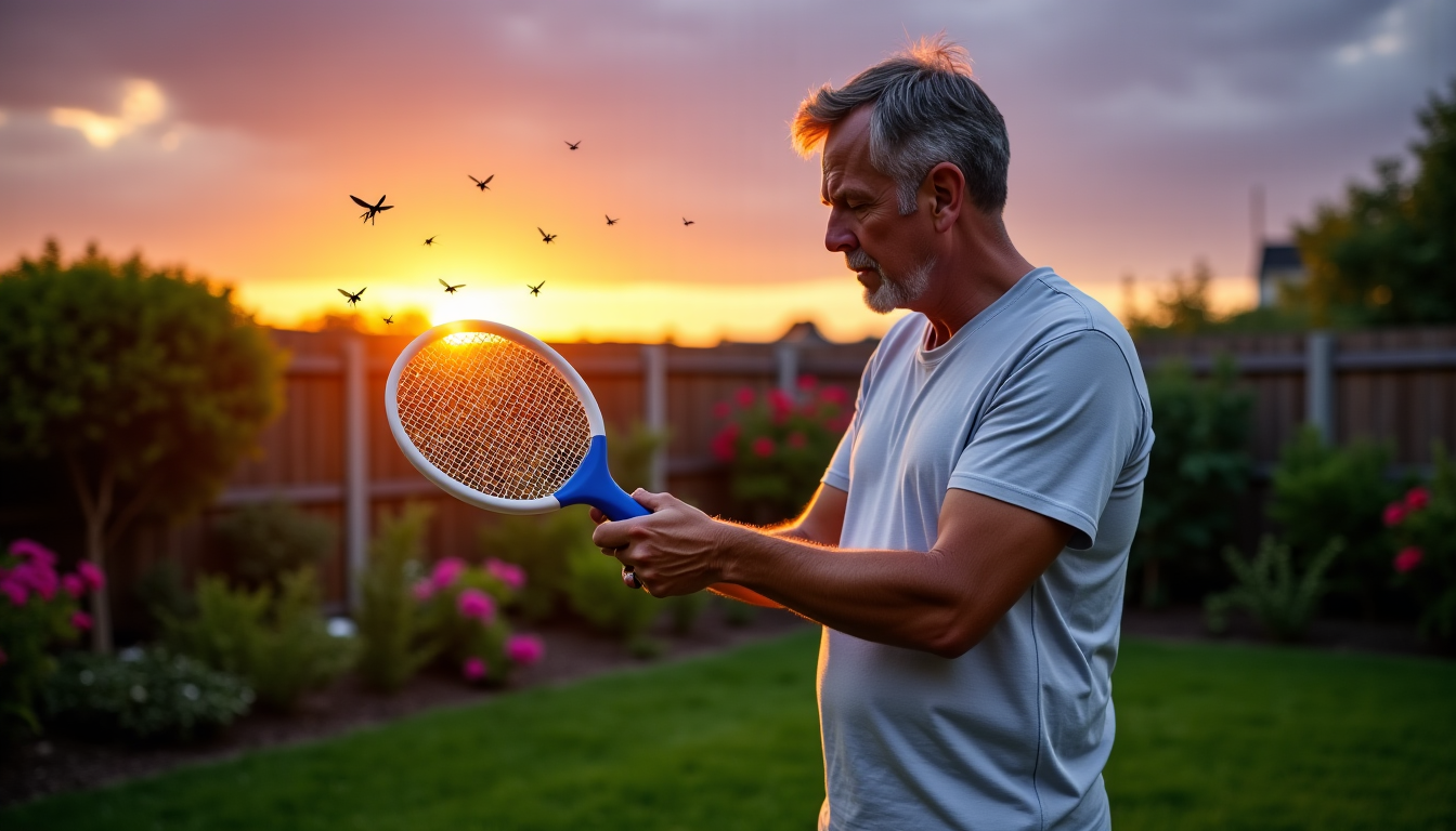 peut-on vraiment se débarrasser des insectes avec une raquette anti moustique ? — de plus, l'activité des insectes est souvent plus