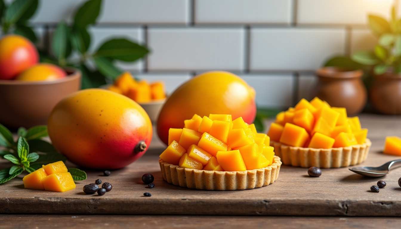 fruits exotiques à intégrer dans des desserts maison originaux — "la mangue, par sa douceur et sa texture