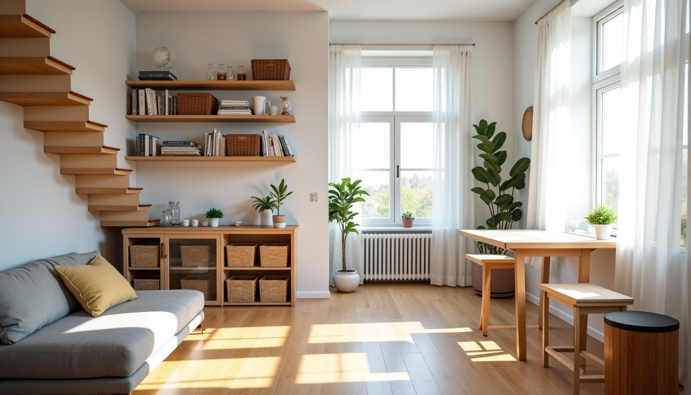 Illustration : enfin, n'oubliez pas les espaces souvent négligés : — choisir les bons meubles pour un petit espace ?