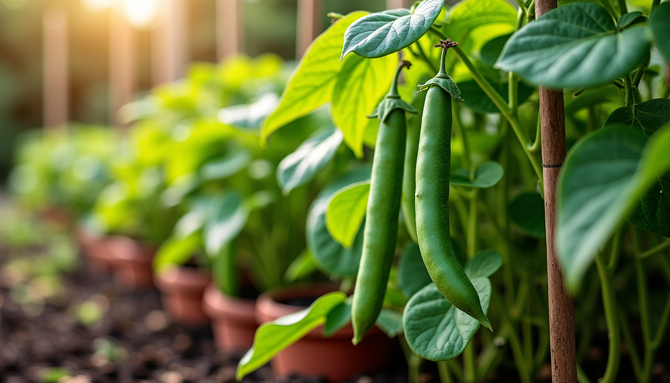 astuces pour faire pousser des légumes rapidement chez soi — oussent facilement à partir de la base. haricots