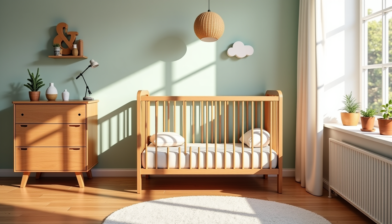 Illustration : privilégiez des matériaux non toxiques et hypoallergéniques, comme — lit cododo : pourquoi choisir un modèle évolutif pour bébé ?