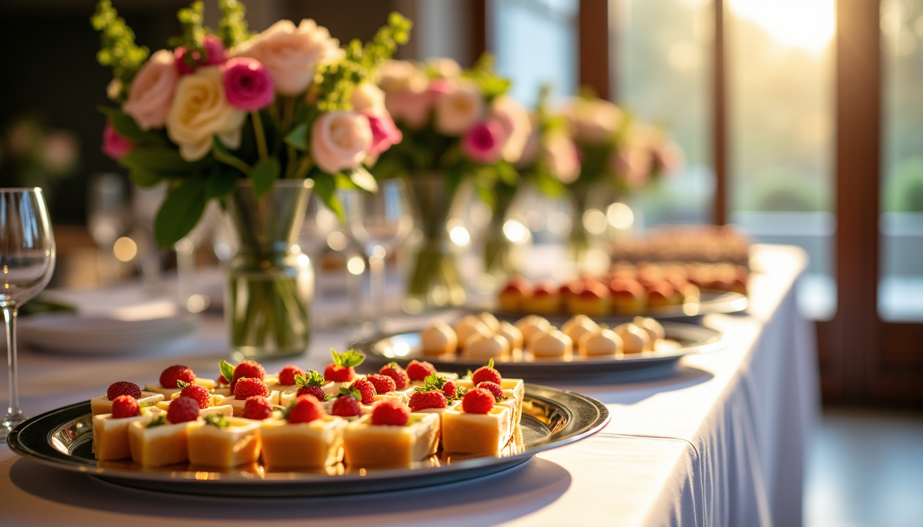 Illustration : "un buffet bien présenté est une invitation à — organiser un buffet de mariage moderne et tendance en eure-et-loir ?