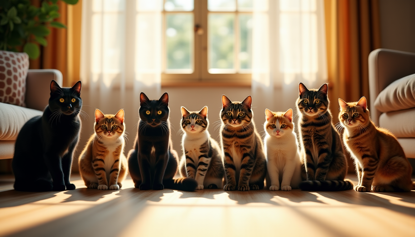 mystères fascinants des races de chats domestiques — la diversité physique des chats domestiques est un