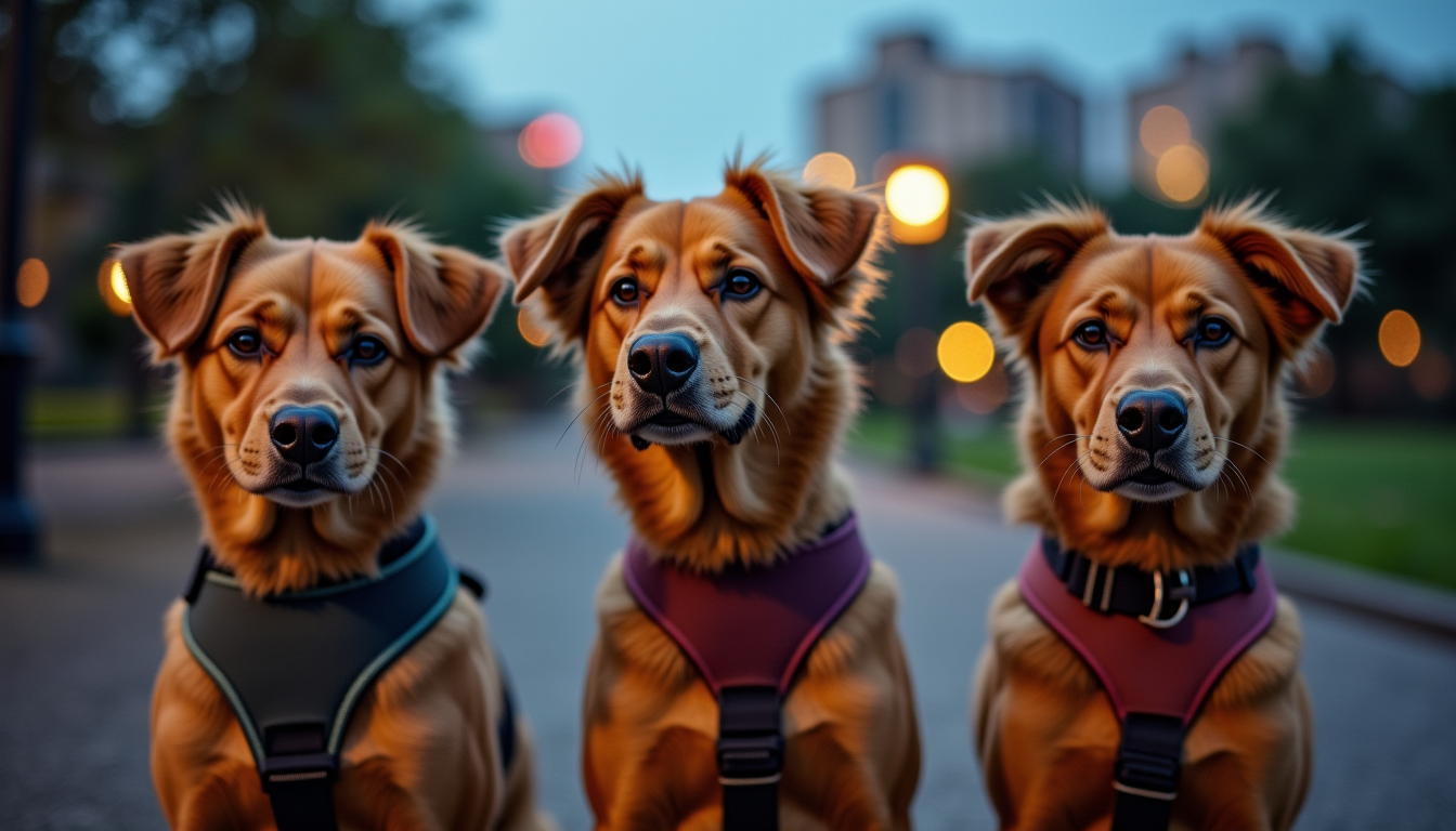 Illustration : t être un atout pour les sorties nocturnes — savoir quels sont les meilleurs harnais pour chiens selon la morphologie ?