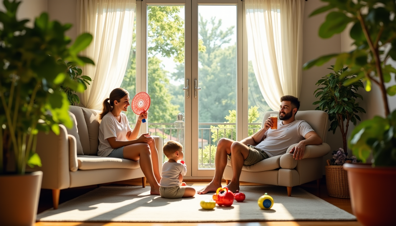 Illustration : . c'est un petit changement qui peut avoir — éviter la chaleur dans une maison sans climatisation avec des gestes quotidiens ?