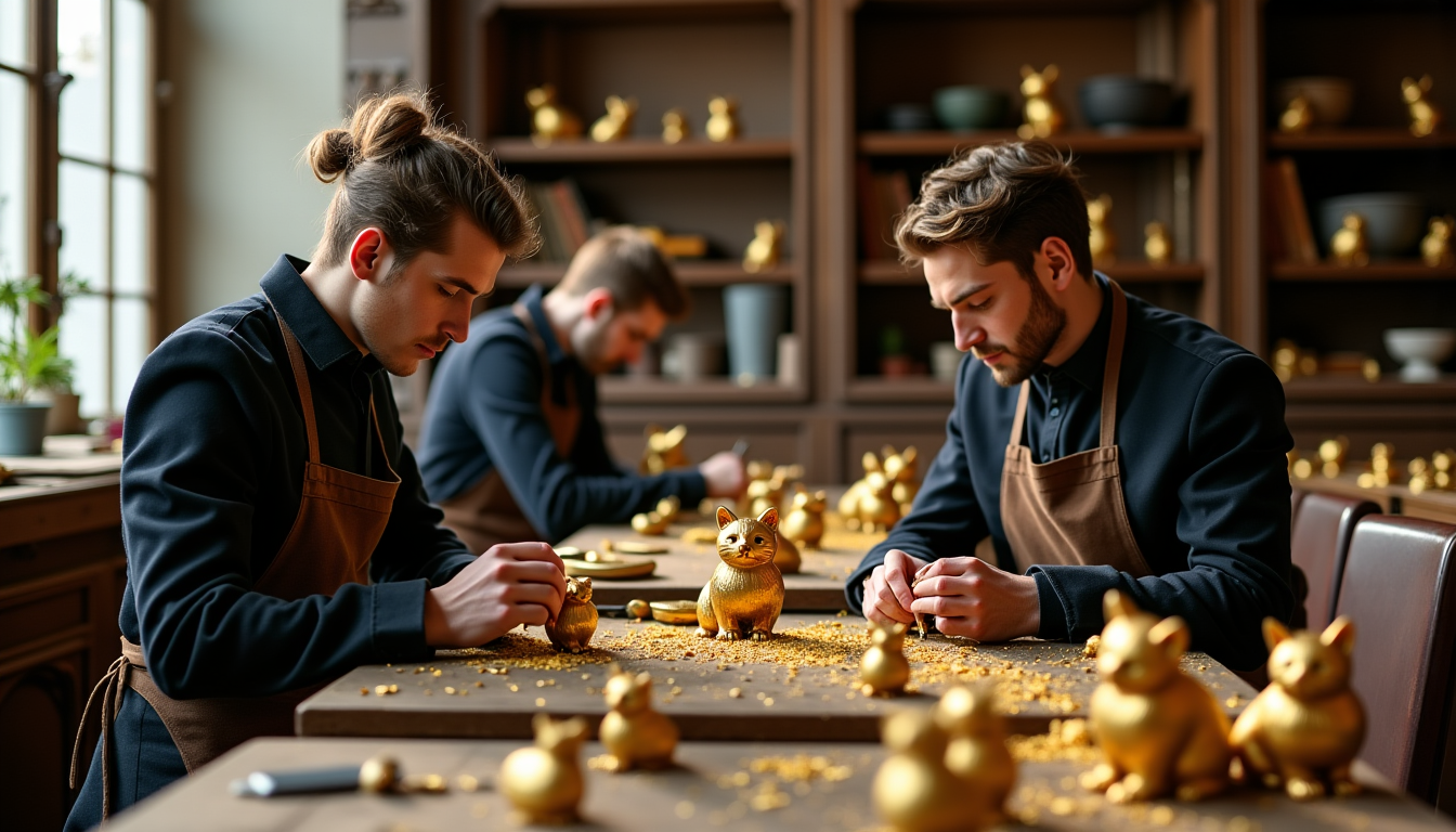 tout savoir sur la fabrication parisienne de nos chatons en or — e nombreuses expérimentations pour atteindre l'équilibre parfait entre