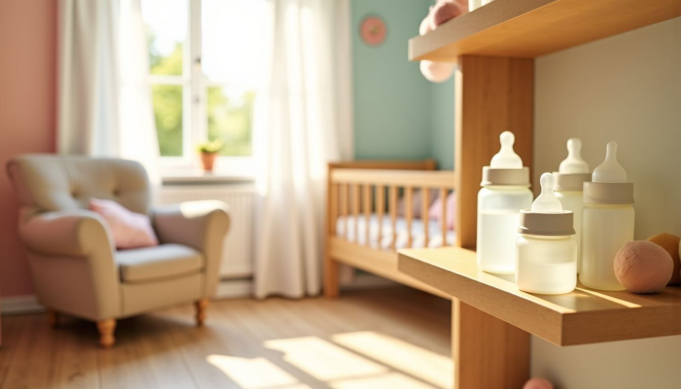 Illustration : le choix de la forme relève souvent de — choisir le meilleur biberon pour votre bébé selon son âge