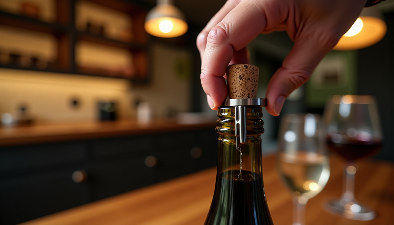 Illustration : synthetic corks, often denser and more elastic, can &mdash; choisir le meilleur tire-bouchon pour ouvrir vos grands crus