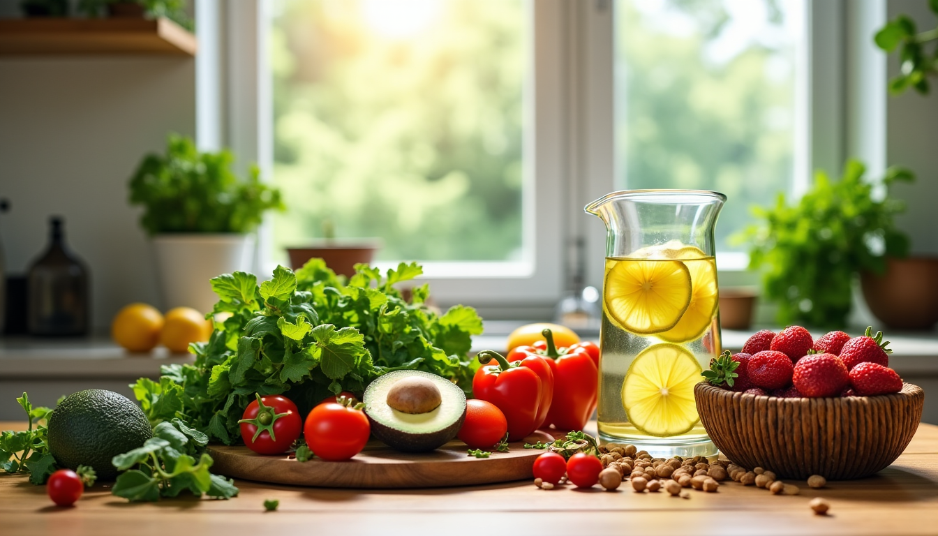 Illustration : certains aliments se distinguent par leur richesse en — optimisez votre bien-être avec une alimentation équilibrée