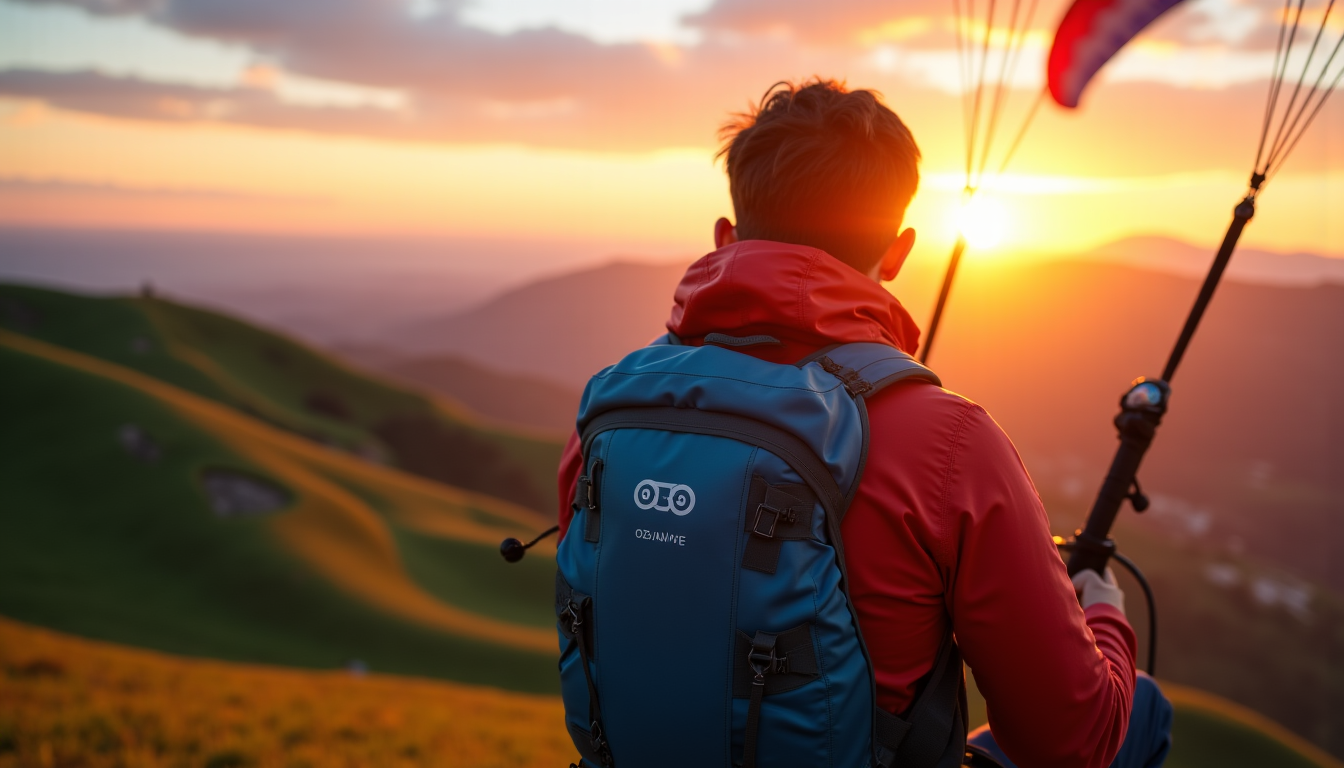 nouveauté 2026 : la sellette parapente ozium 3 ozone - la protection dorsale est un autre élément sur