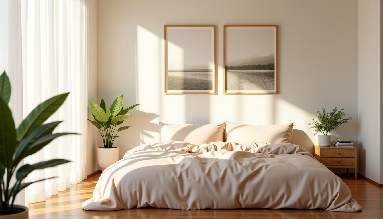 décoration maison : l'art de transformer votre espace уютно — dans la chambre, privilégiez des œuvres qui invitent