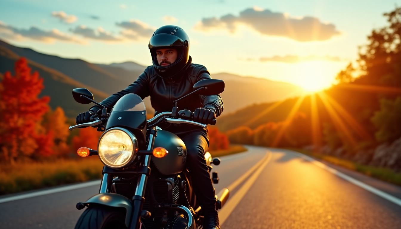 Illustration : la maîtrise de la moto est un cheminement, — l'art de maîtriser la conduite à moto en toute sécurité