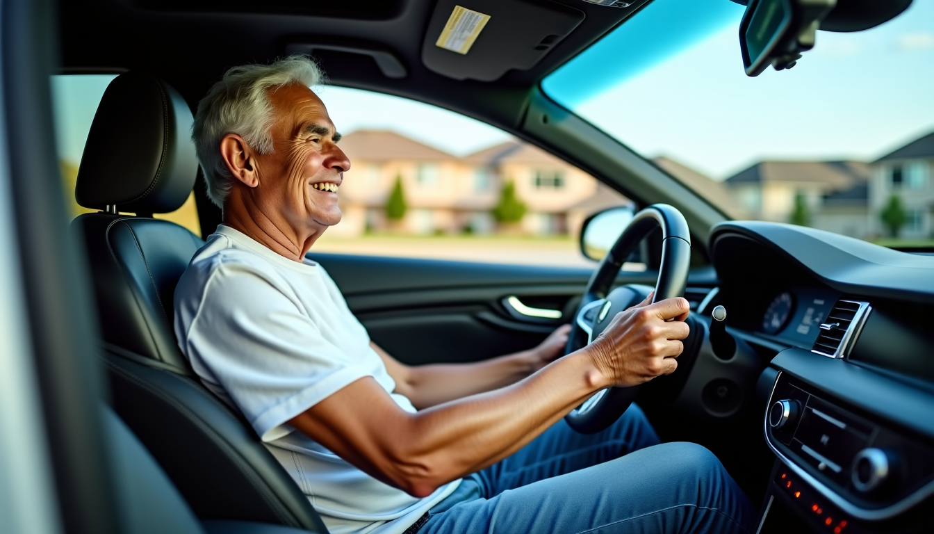 équipements indispensables pour améliorer une voiture senior au quotidien — un volant réglable en hauteur et en profondeur