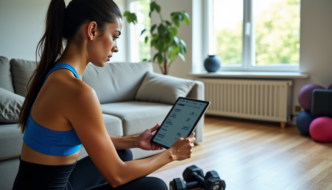 Illustration : ir des solutions personnalisées est précieuse pour surmonter — fitness à domicile : l’impact d’une app coach sportif sur vos performances