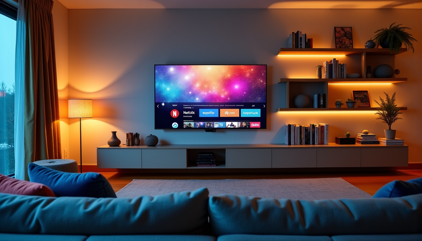 Illustration : « transformer son téléviseur, c'est comme offrir une — iptv : comment transformer votre télé en centre de streaming intelligent