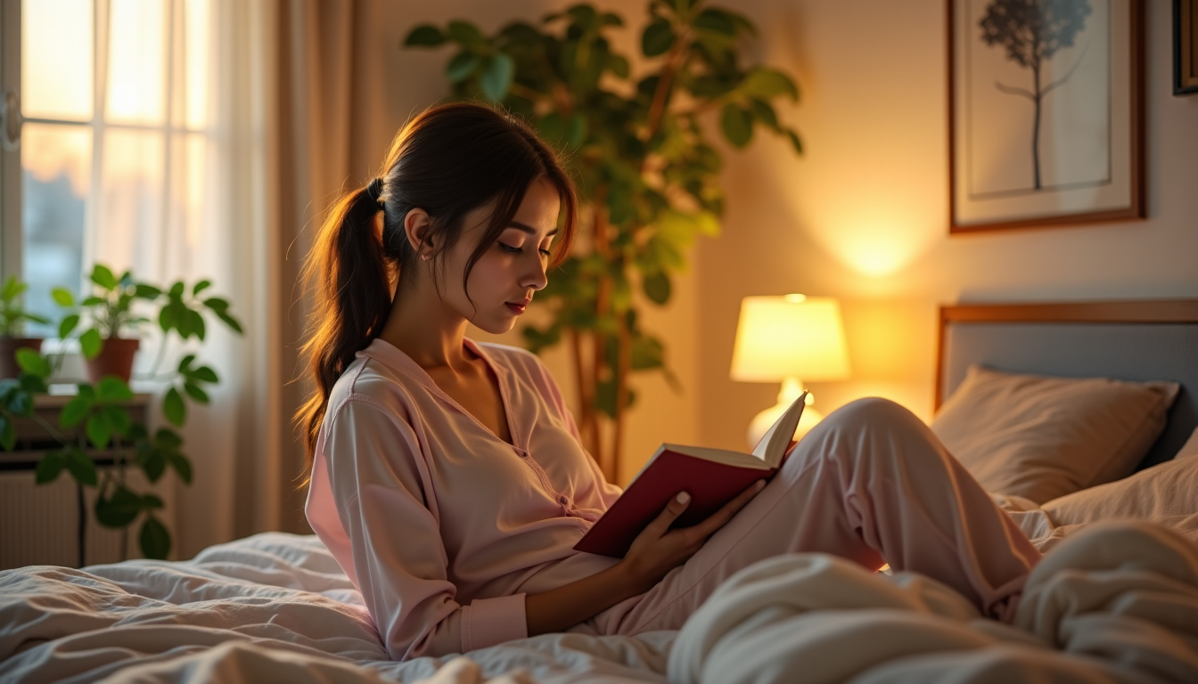 Illustration : s. reprenez le lendemain. l'objectif est l'amélioration progressive, — routines du soir qui améliorent la qualité de vie