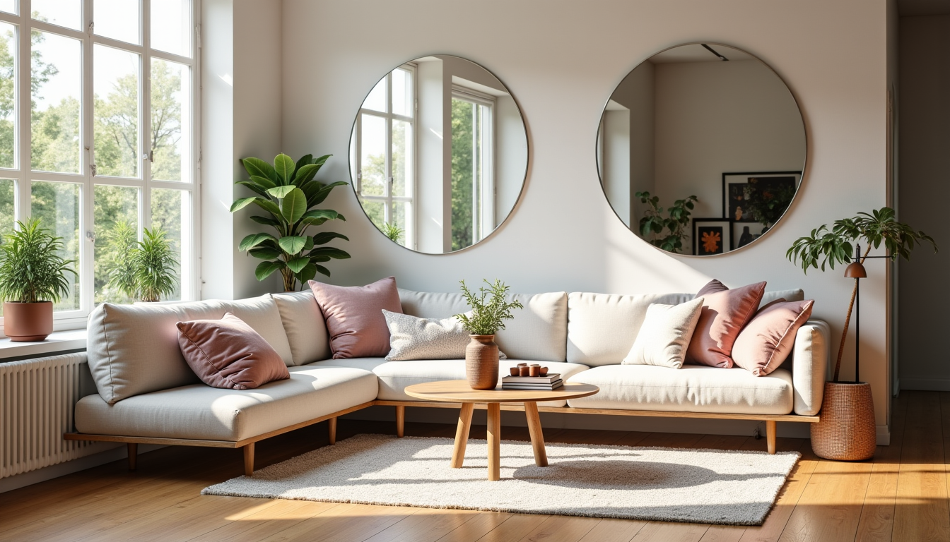 transformez votre intérieur avec des idées créatives et simples — pensez également aux miroirs, qui, en plus d'être