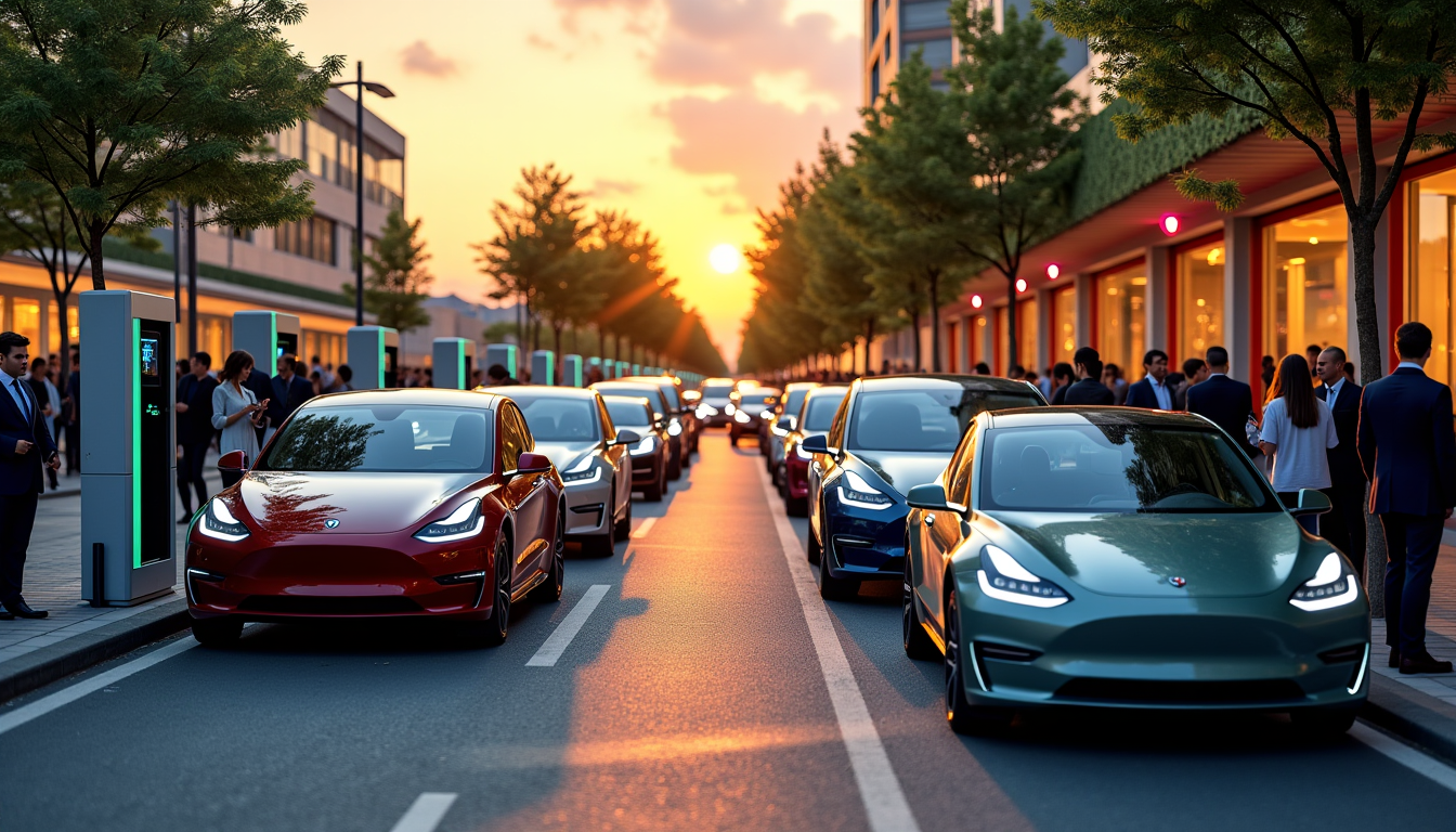 l'avenir de la voiture électrique en ville — la densification du réseau de bornes, qu'elles soient