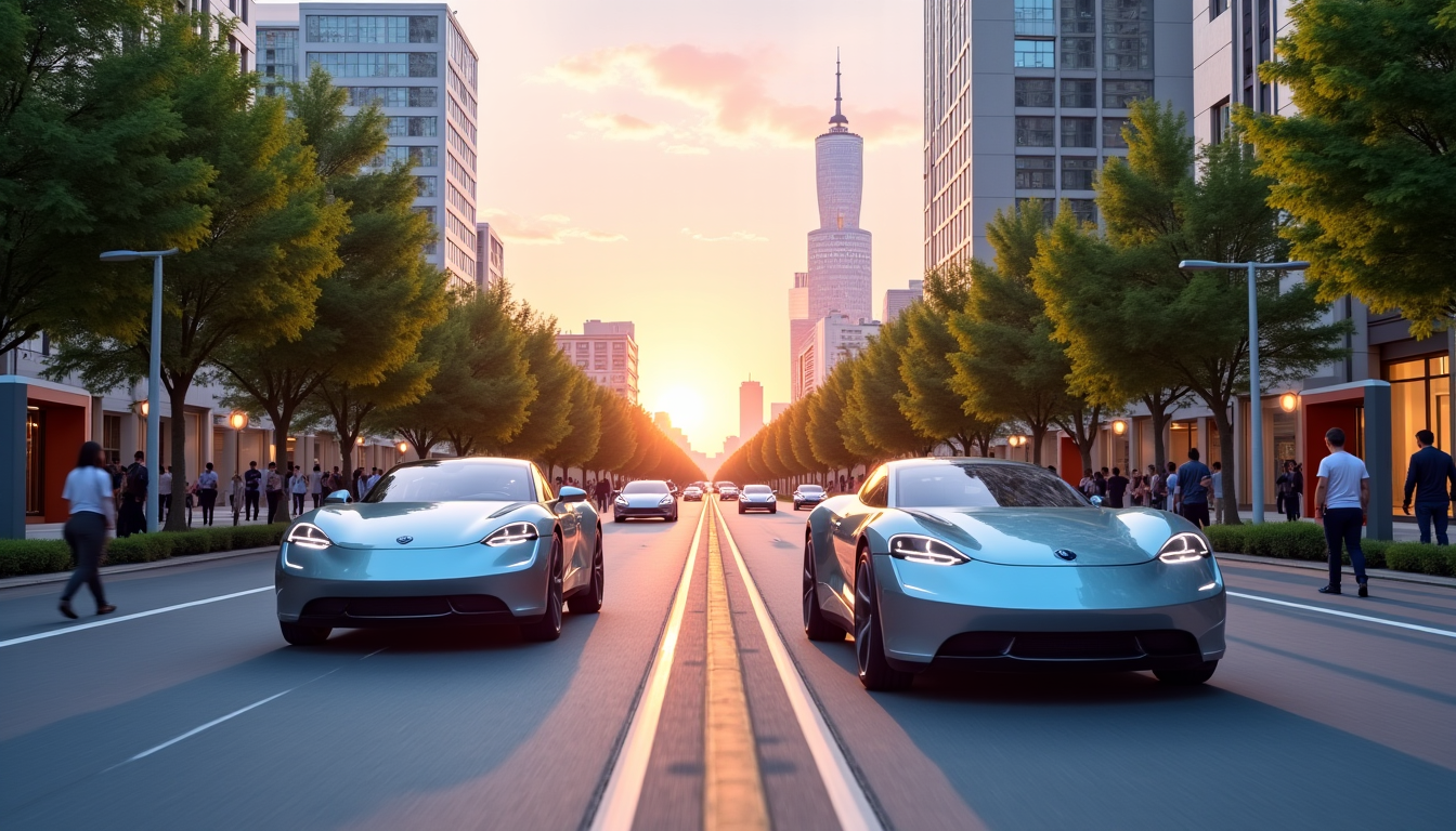 Illustration : ces innovations dessinent un avenir où la voiture — l'avenir de la voiture électrique en ville
