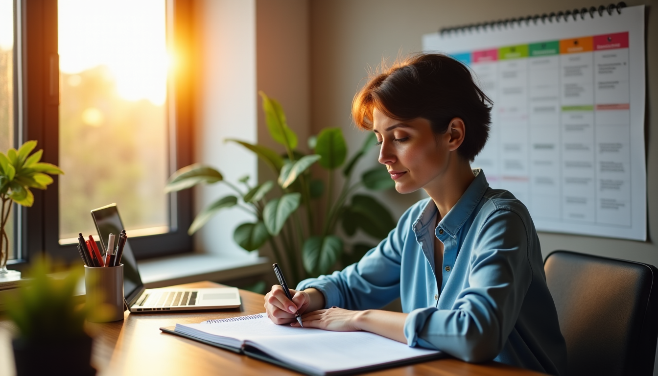 organiser une journée plus productive sans stress inutile — l'avantage principal de cette technique est qu'elle vous