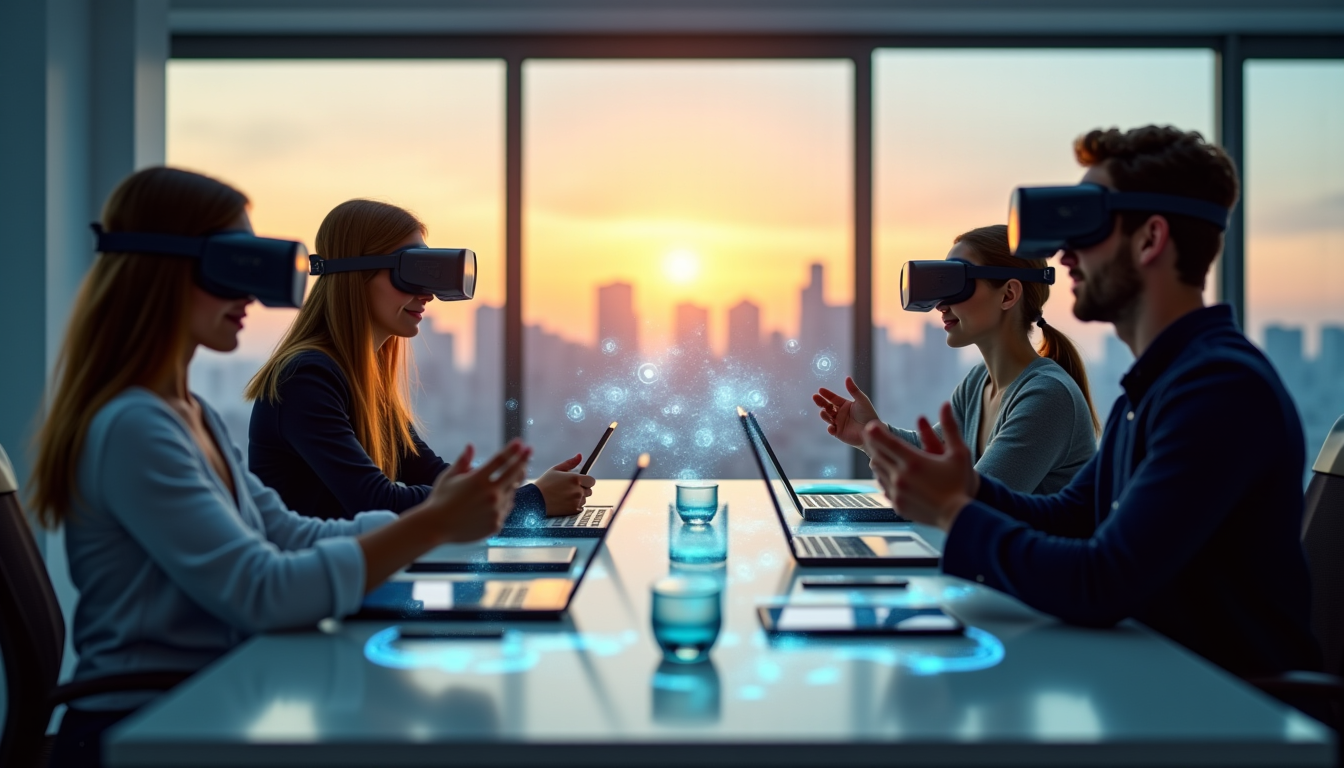 Illustration : ation professionnelle ou la collaboration à distance, la — la 5g et bientôt la 6g vont changer votre usage d’internet ?