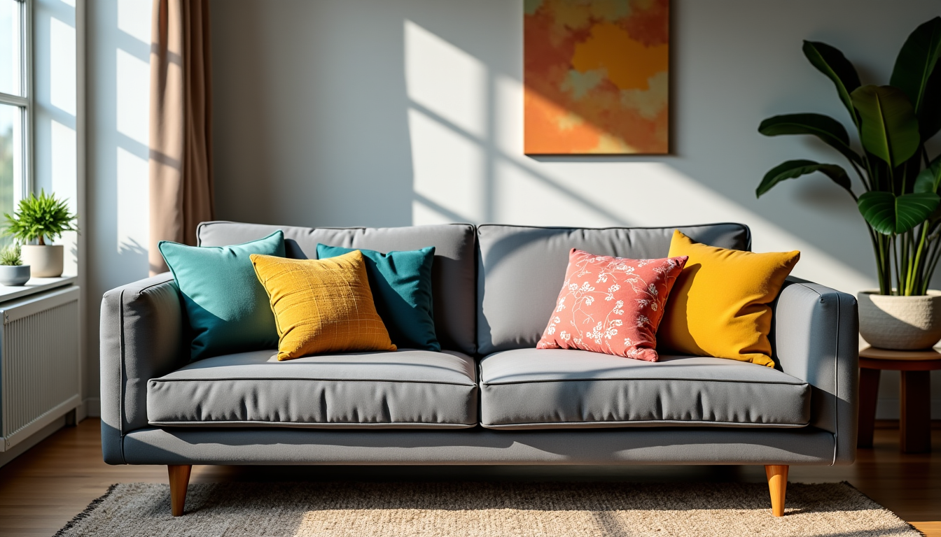 décorer un canapé avec des coussins ? — une fois vos coussins choisis, leur disposition est