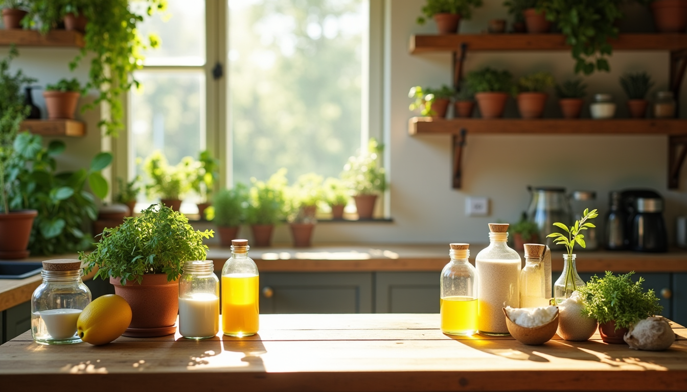 alternatives écologiques aux produits ménagers classiques — le d'une efficacité remarquable pour de nombreuses tâches