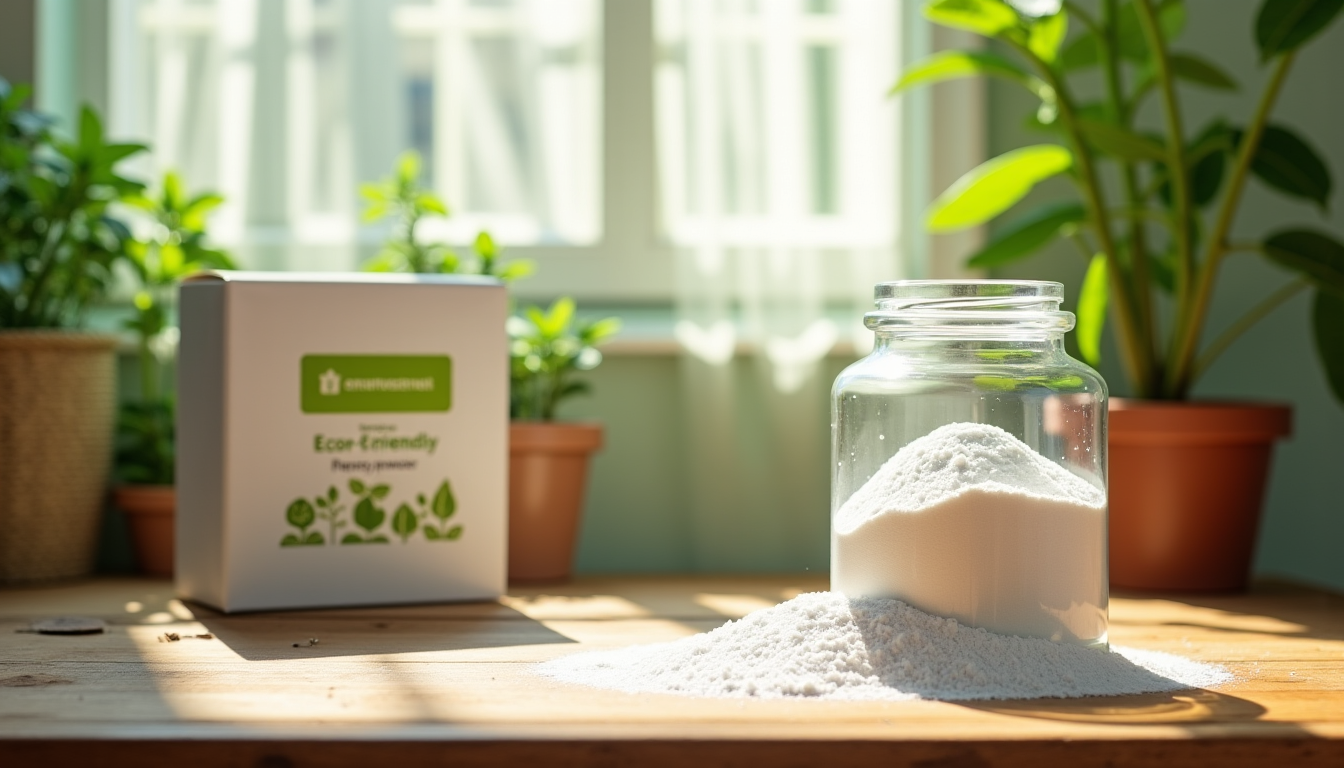 Illustration : le percarbonate de soude est un blanchissant et — alternatives écologiques aux produits ménagers classiques