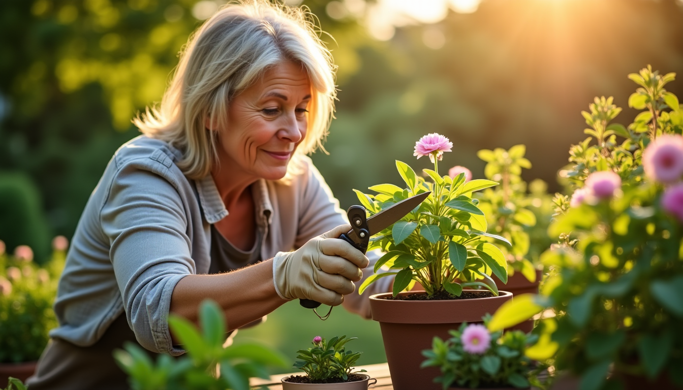 Illustration : effectuez toujours des coupes nettes et propres, juste — tailler ses plantes pour favoriser leur croissance ?