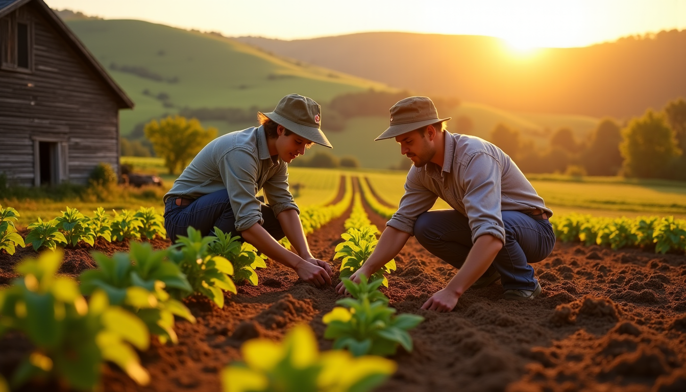 Illustration : rces naturelles peuvent émerger de ces collaborations, contribuant — avenir pour l'agriculture durable en milieu rural ?