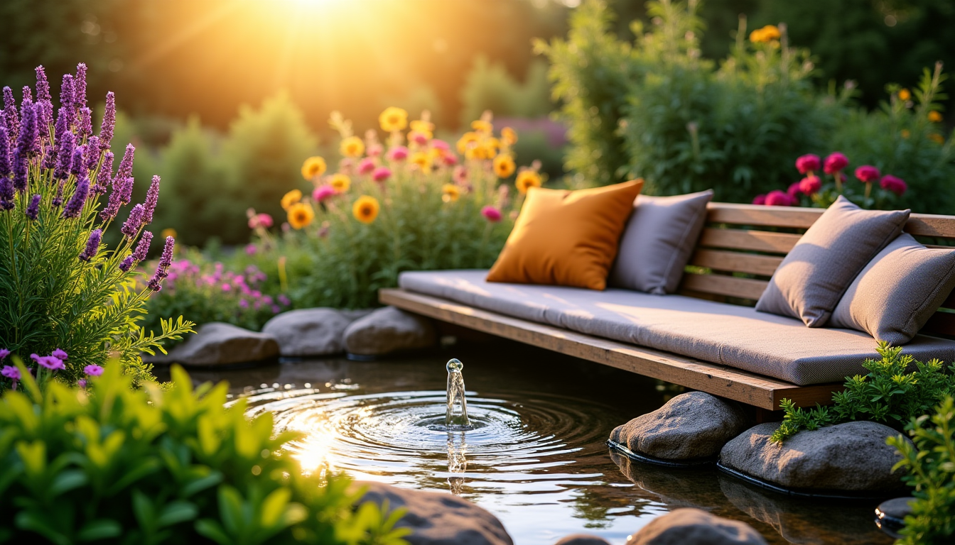 Illustration : peuvent être amplifiés ou, au contraire, des coins — apprenez à créer un jardin sensoriel chez vous