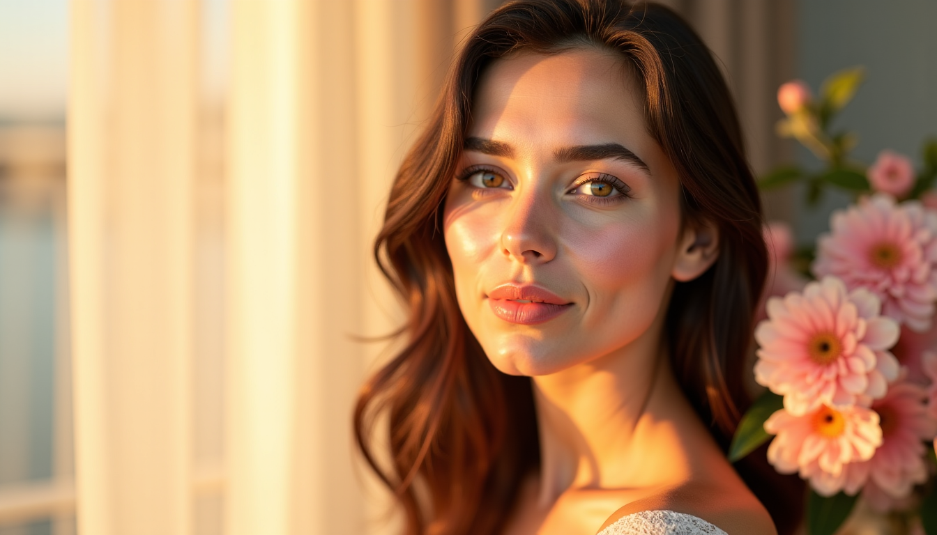 Illustration : joues blush rosé ou pêche effet bonne mine — sublimer votre allure avec des secrets de beauté intemporels