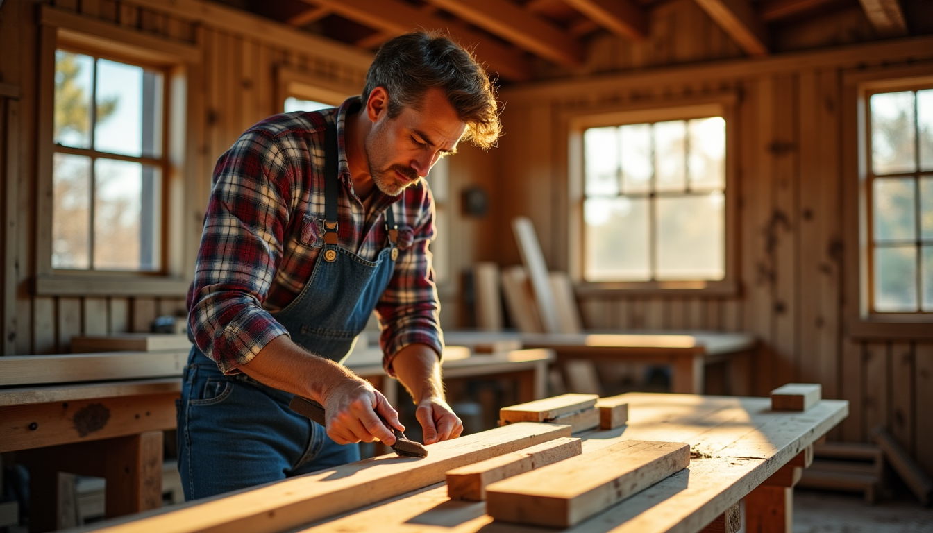 Illustration : enfin, l'esth&eacute;tique et le confort offerts par le &mdash; m&eacute;tiers du bois qui interviennent dans la structure d&rsquo;une maison avant la couverture