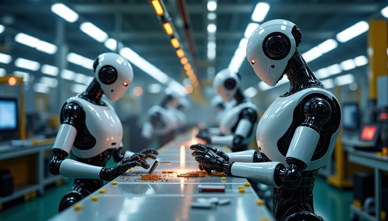 Illustration : rtificielle embarqu&eacute;e automatisation m&ecirc;me dans des conditions impr&eacute;vues &mdash; industrie 5.0 : vers des robots capables de s'adapter &agrave; l'impr&eacute;visible