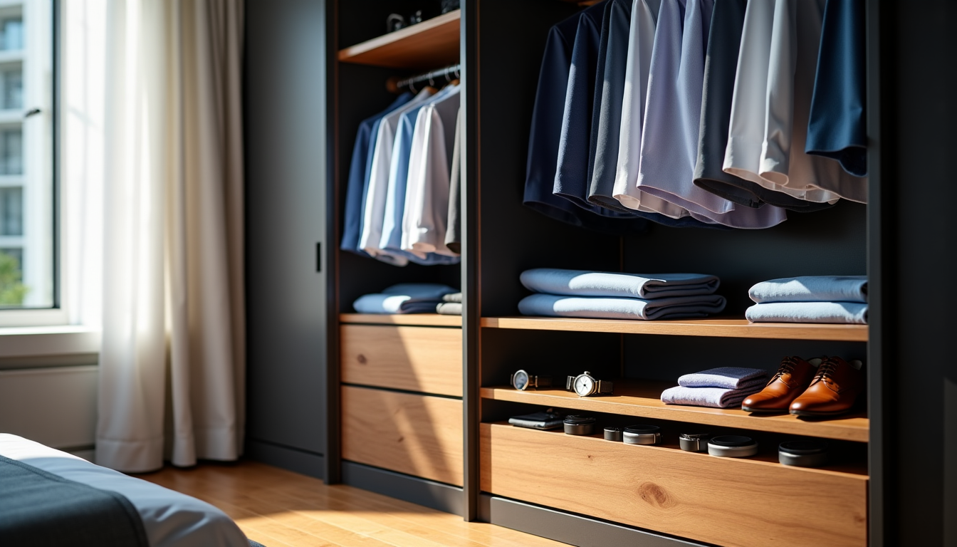 Illustration : chaque accessoire doit servir un but précis et — style et organisation : optimiser son dressing masculin comme un pro