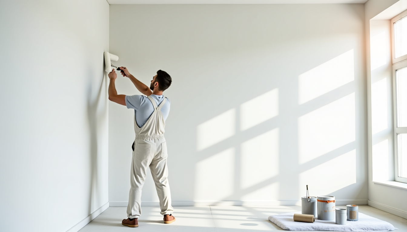 repeindre un mur parfaitement sans traces ni défauts ? — pour repeindre un mur parfaitement, une peinture monocouche