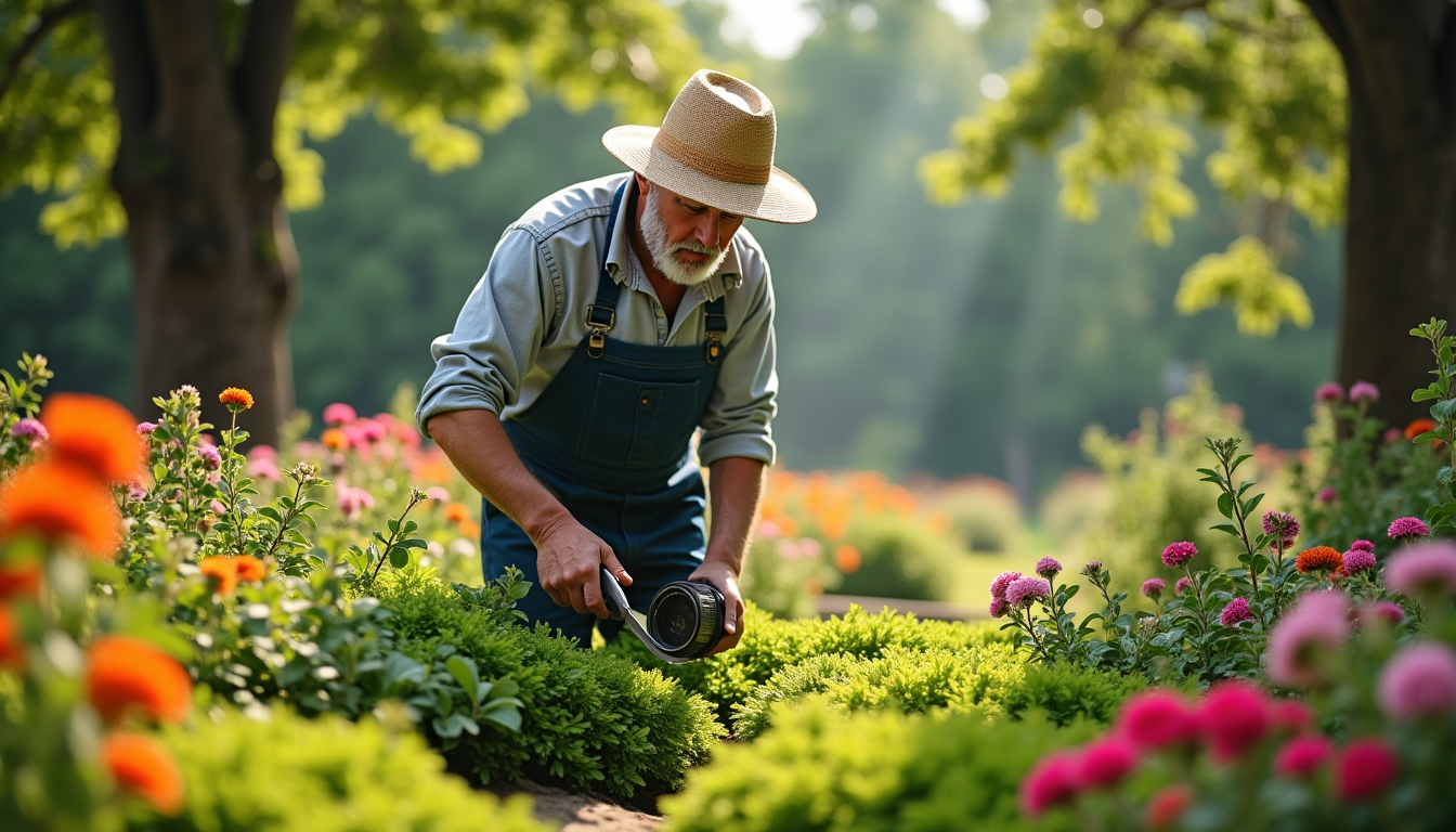 Illustration : aucune tondeuse, même la plus performante, ne peut — outils indispensables pour bien entretenir son jardin