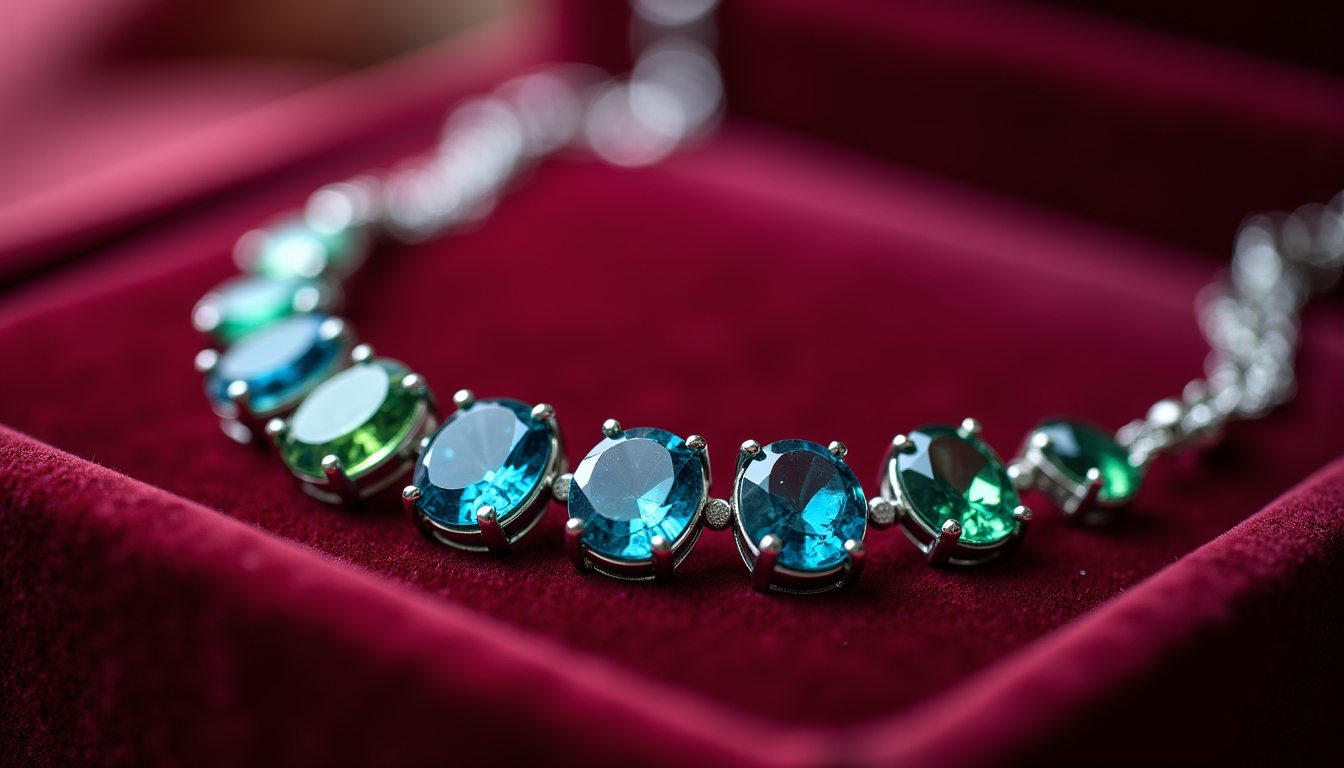 Illustration : s matériaux précieux, nous vous invitons à lire — beauté à l'état pur : succombez au charme intemporel des bijoux en pierres fines