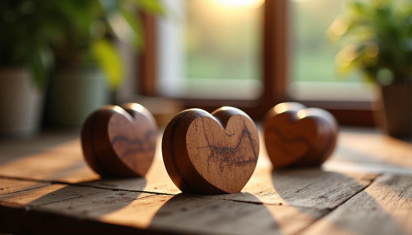 Bijoux en bois tendance : les pièces préférées de notre communauté 1 bijoux en bois tendance : les pièces préférées de notre communauté — le motif du cœur, revisité dans des designs