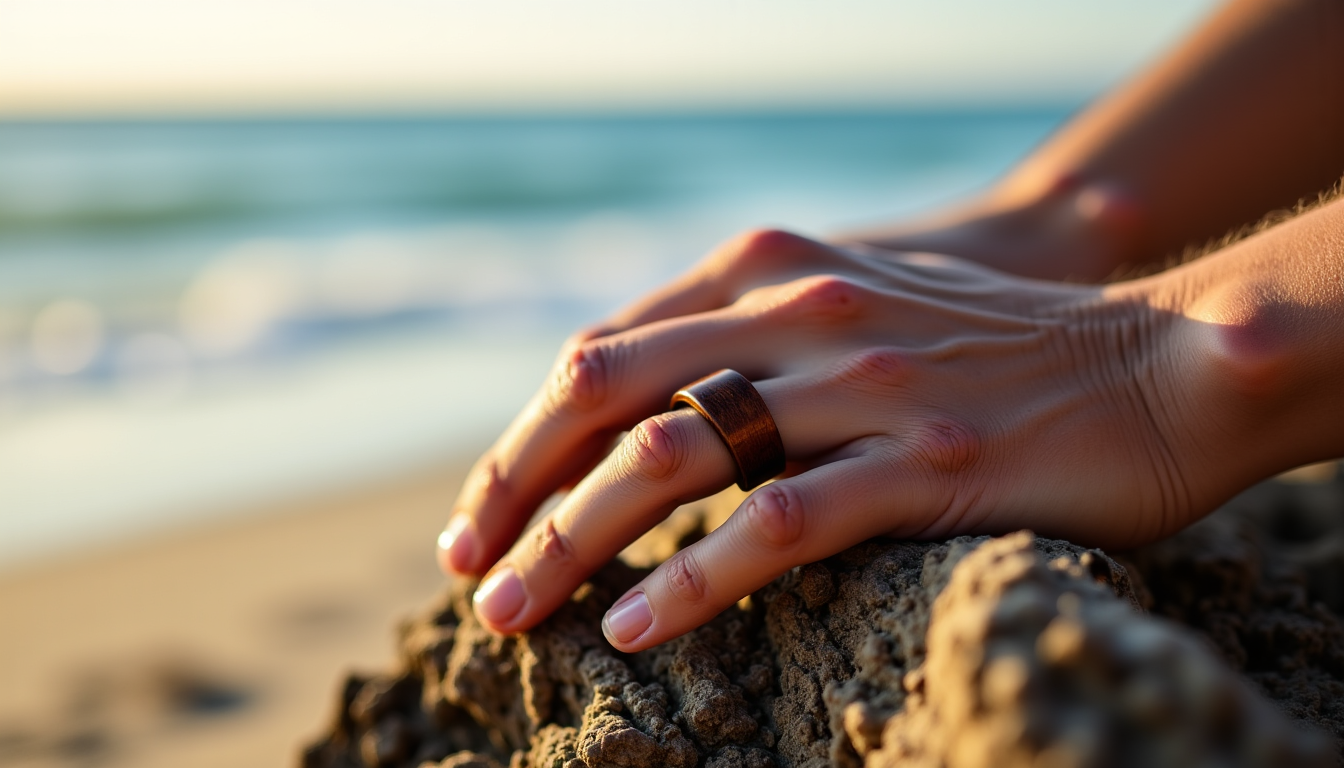 Illustration : l'acquisition d'une bague en bois représente un investissement — bague en bois pour homme : la tendance incontournable pour un style naturel