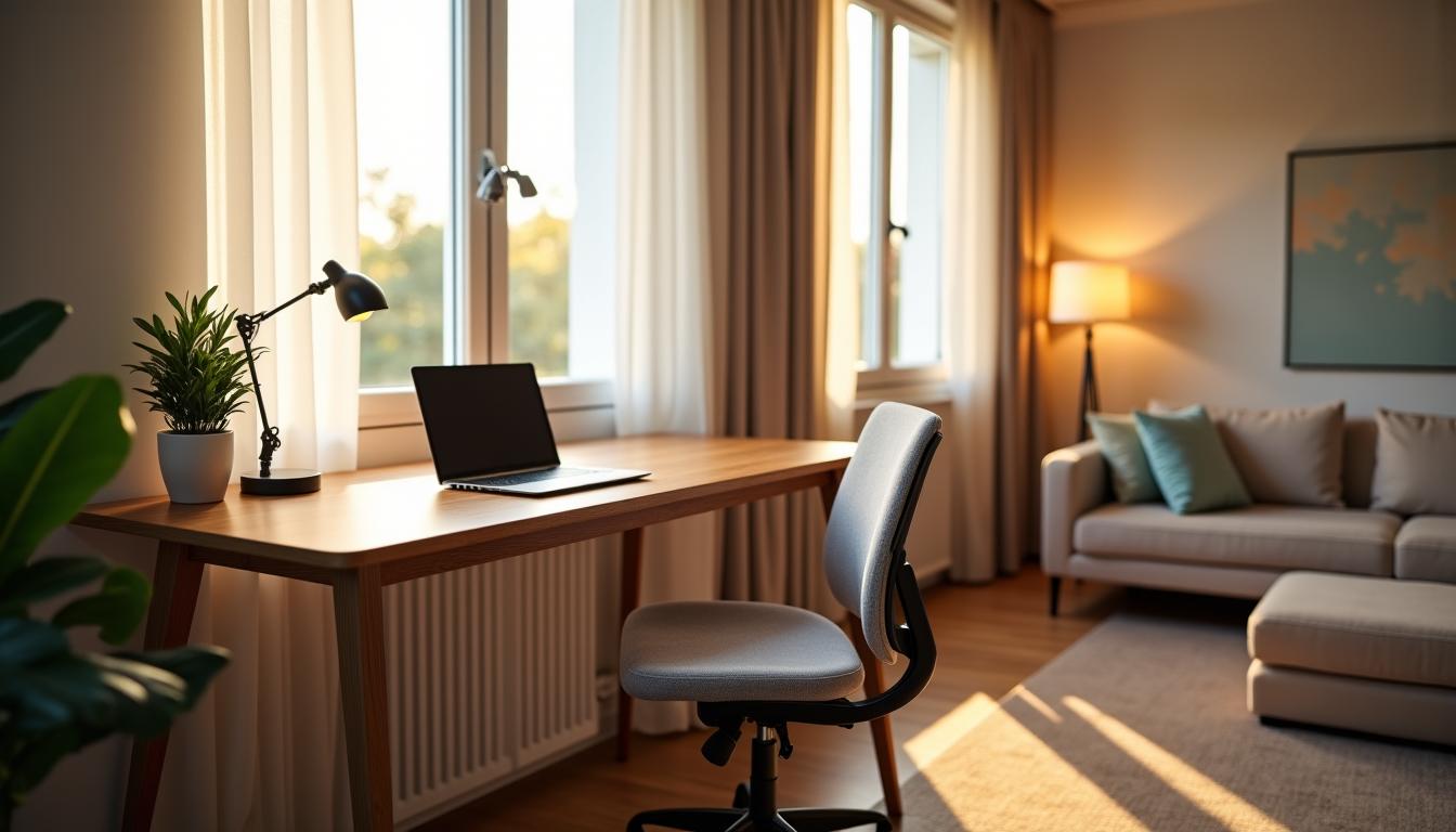 créer un coin bureau fonctionnel dans un petit logement ? — l'aménagement d'un petit coin bureau exige une stratégie