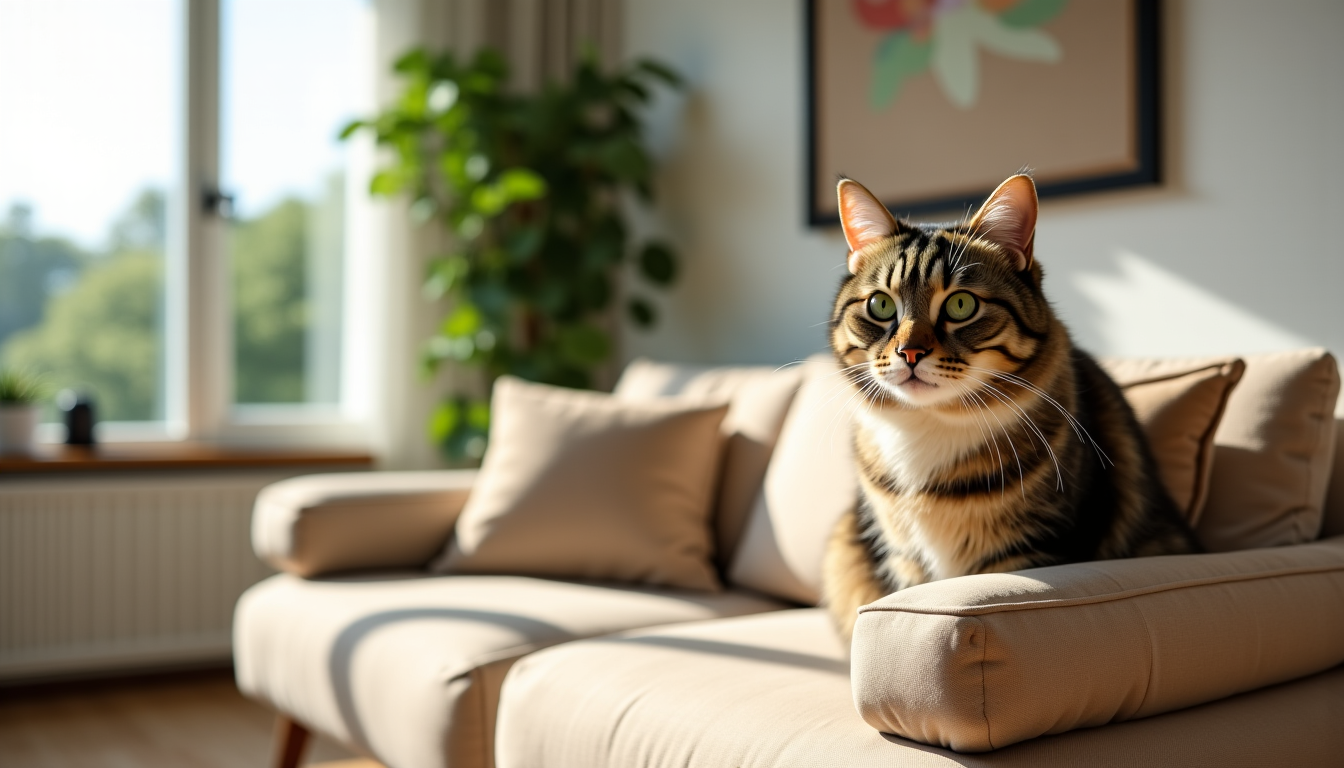 Illustration : l'éducation de votre chat face aux griffades ne — gérer un chat qui griffe les meubles efficacement ?
