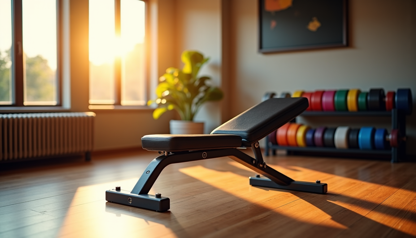 Banc de musculation réglable pour home gym
